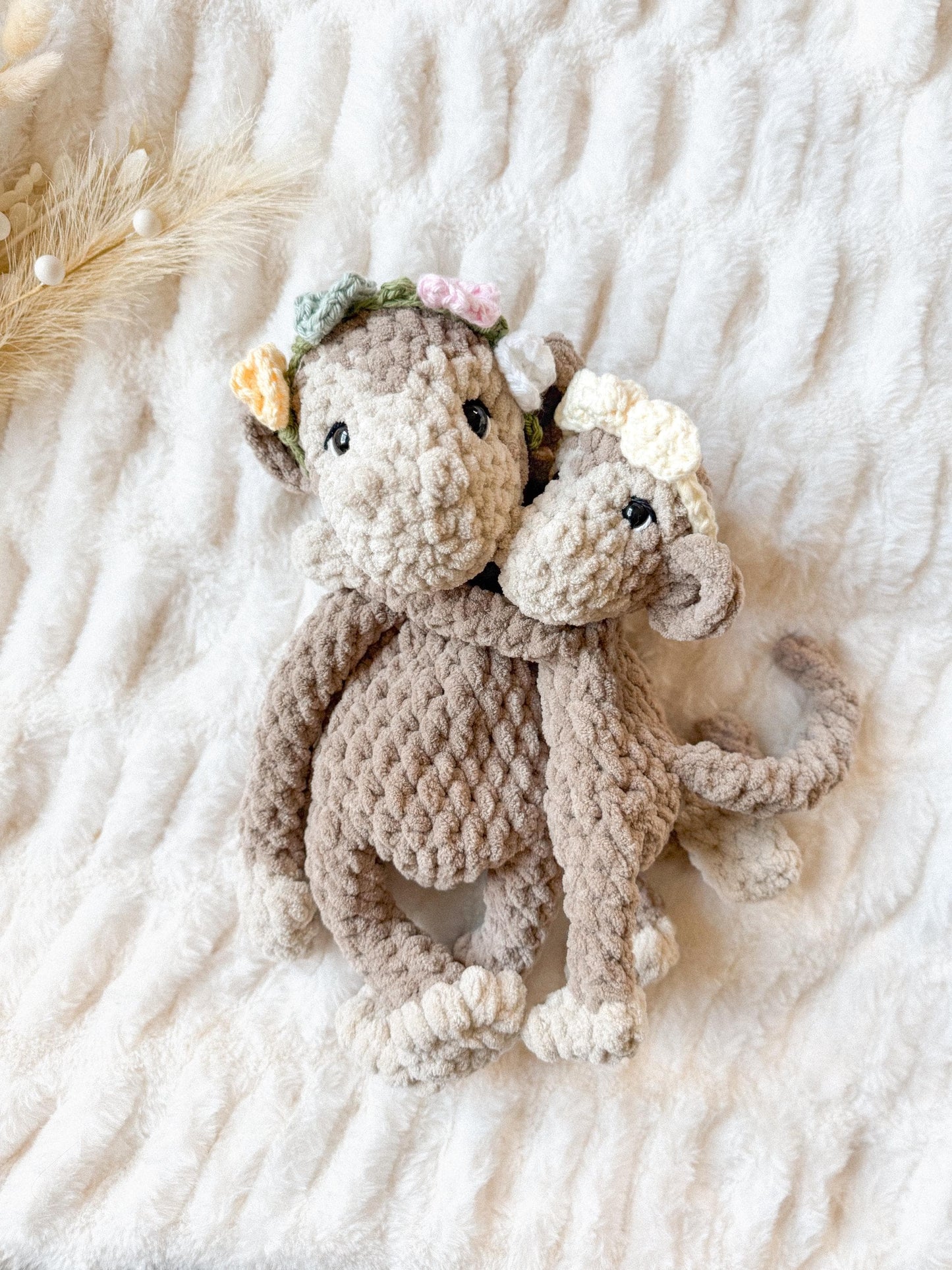 Matilda & Mazie Monkey Loveys | Ready to Ship Monkeys |