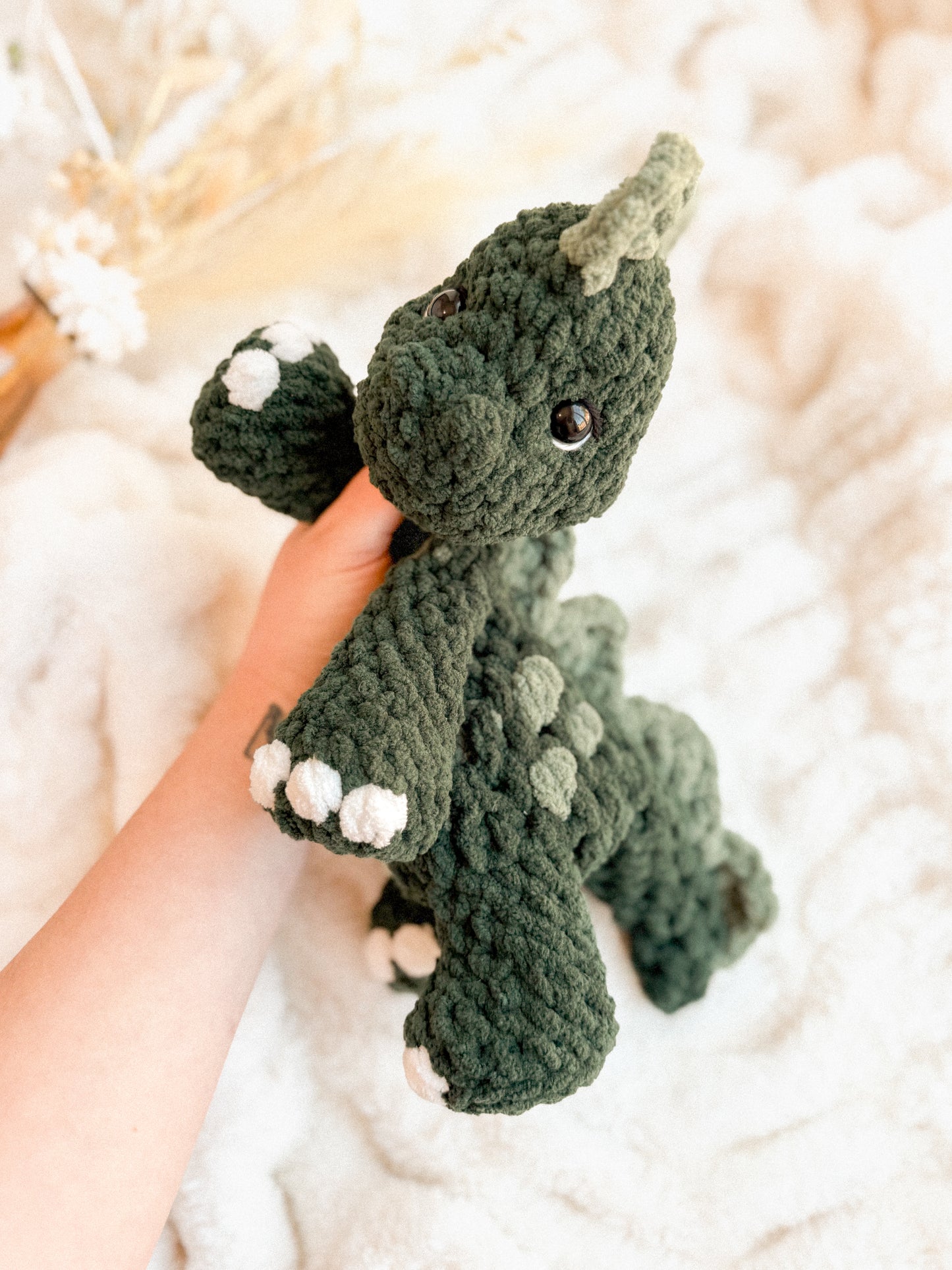 Dax Dinosaur Lovey | Ready to Ship Dinosaur |