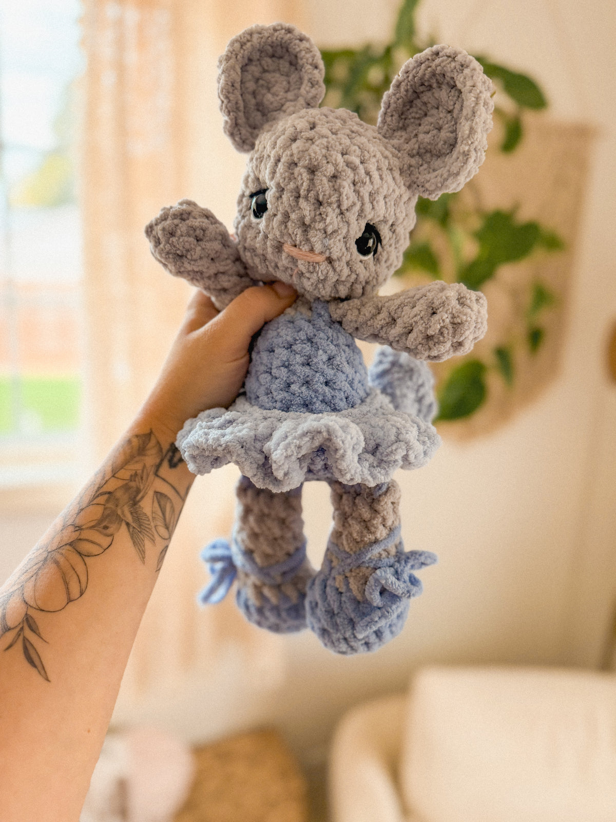 Brie Mouse Plushie | Ready to Ship Mouse |