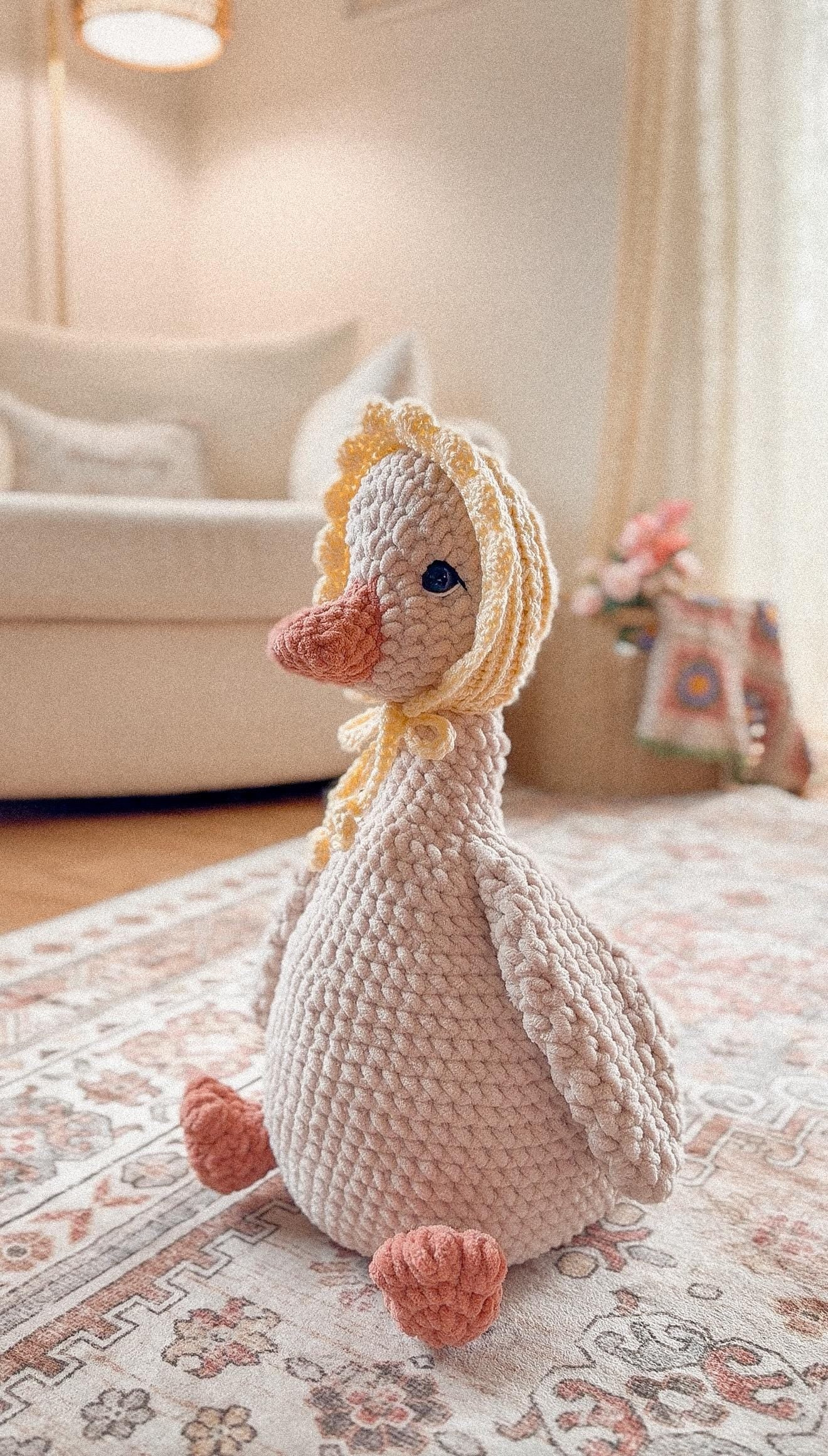 Penny the Porch Goose crochet pattern | NO SEW crochet pattern |