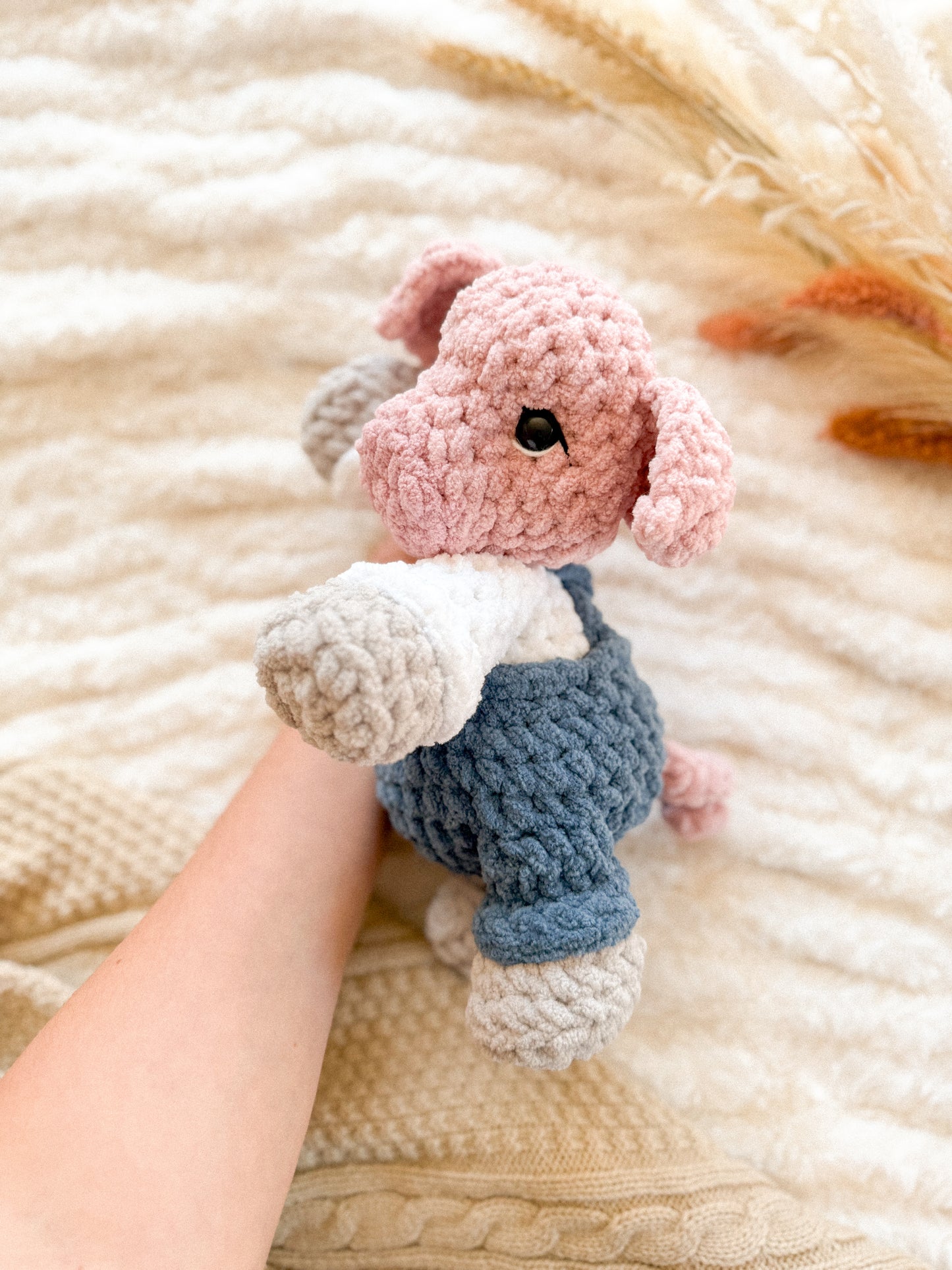 Winnie Pig Plushie | Ready to Ship Pig Plushie |