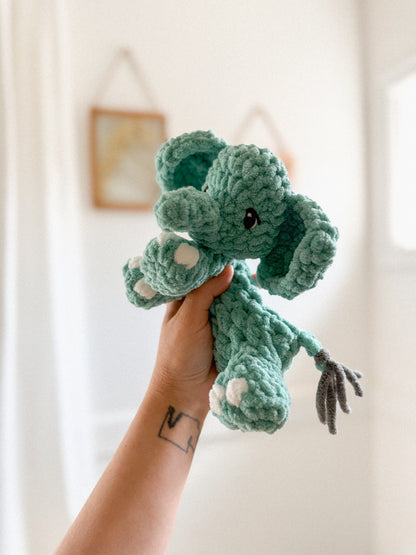 Emmie Elephant Lovey | Ready to Ship Elephant |