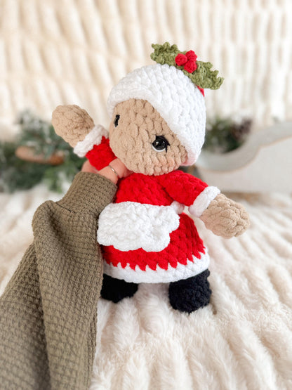 Santa & Mrs Claus crochet pattern | LOW SEW crochet pattern |