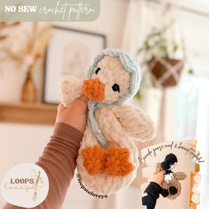 Dolly the Gosling crochet pattern | NO SEW crochet pattern |