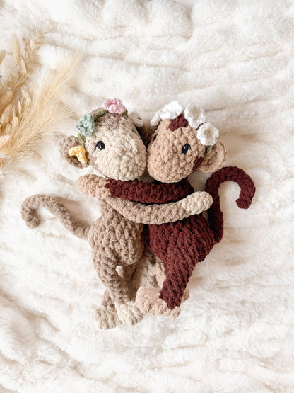 Matilda Monkey crochet pattern | NO SEW crochet pattern | crochet monkey | amigurumi | crochet pattern | cute crochet pattern