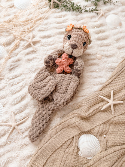 Sailor the Sea Otter crochet pattern | NO SEW crochet pattern |
