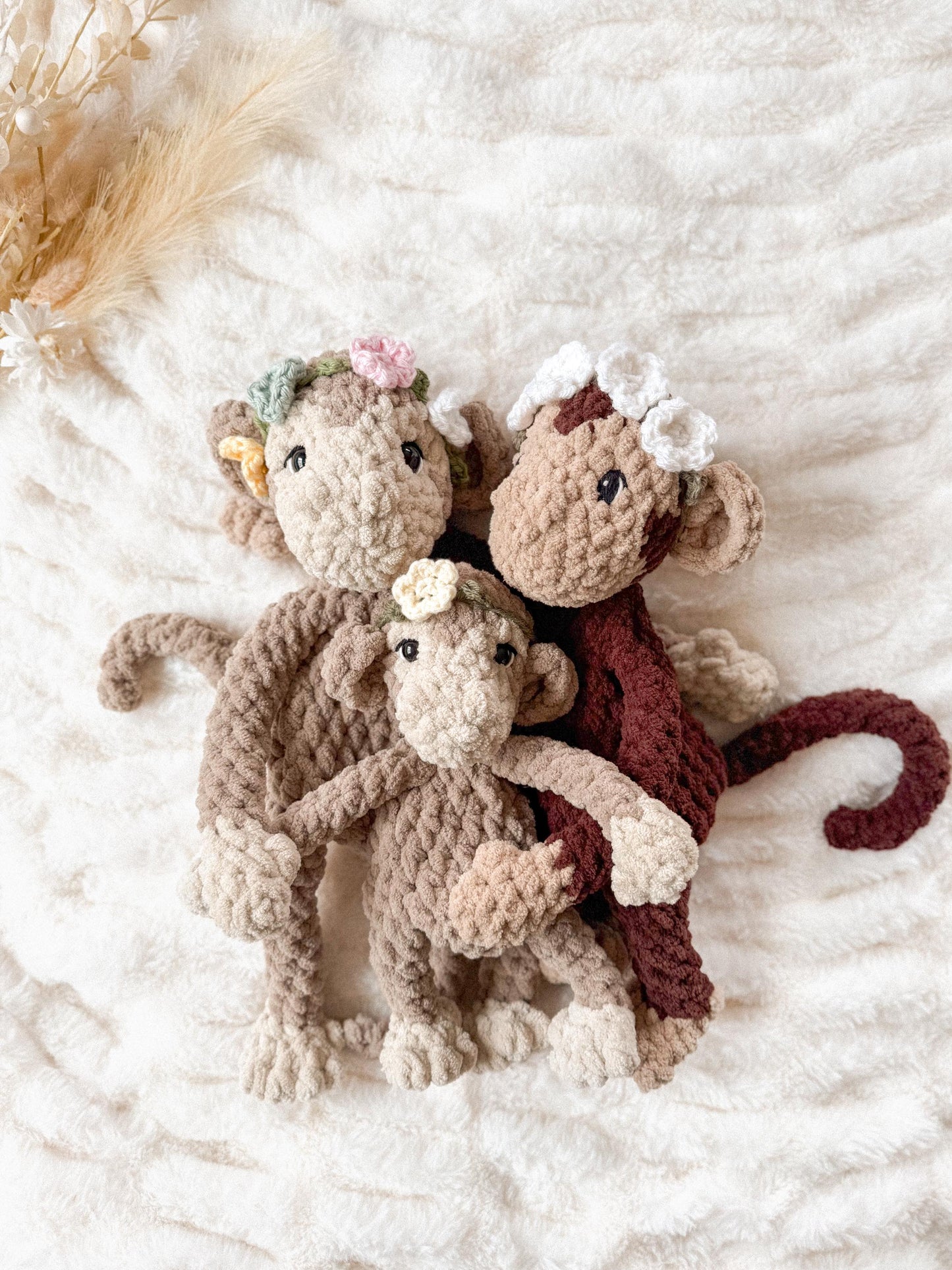 Monkey crochet pattern Bundle | NO SEW crochet pattern |