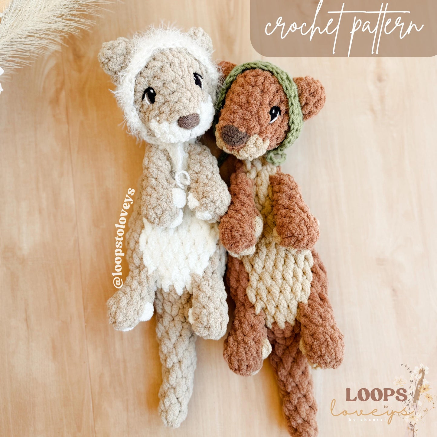 Willow Weasel crochet pattern | NO SEW crochet pattern |