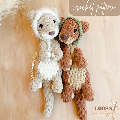 Willow Weasel crochet pattern | NO SEW crochet pattern |