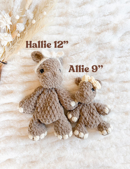 Allie the baby Hippo crochet pattern | NO SEW crochet pattern | crochet hippo | amigurumi | crochet pattern | cute crochet pattern