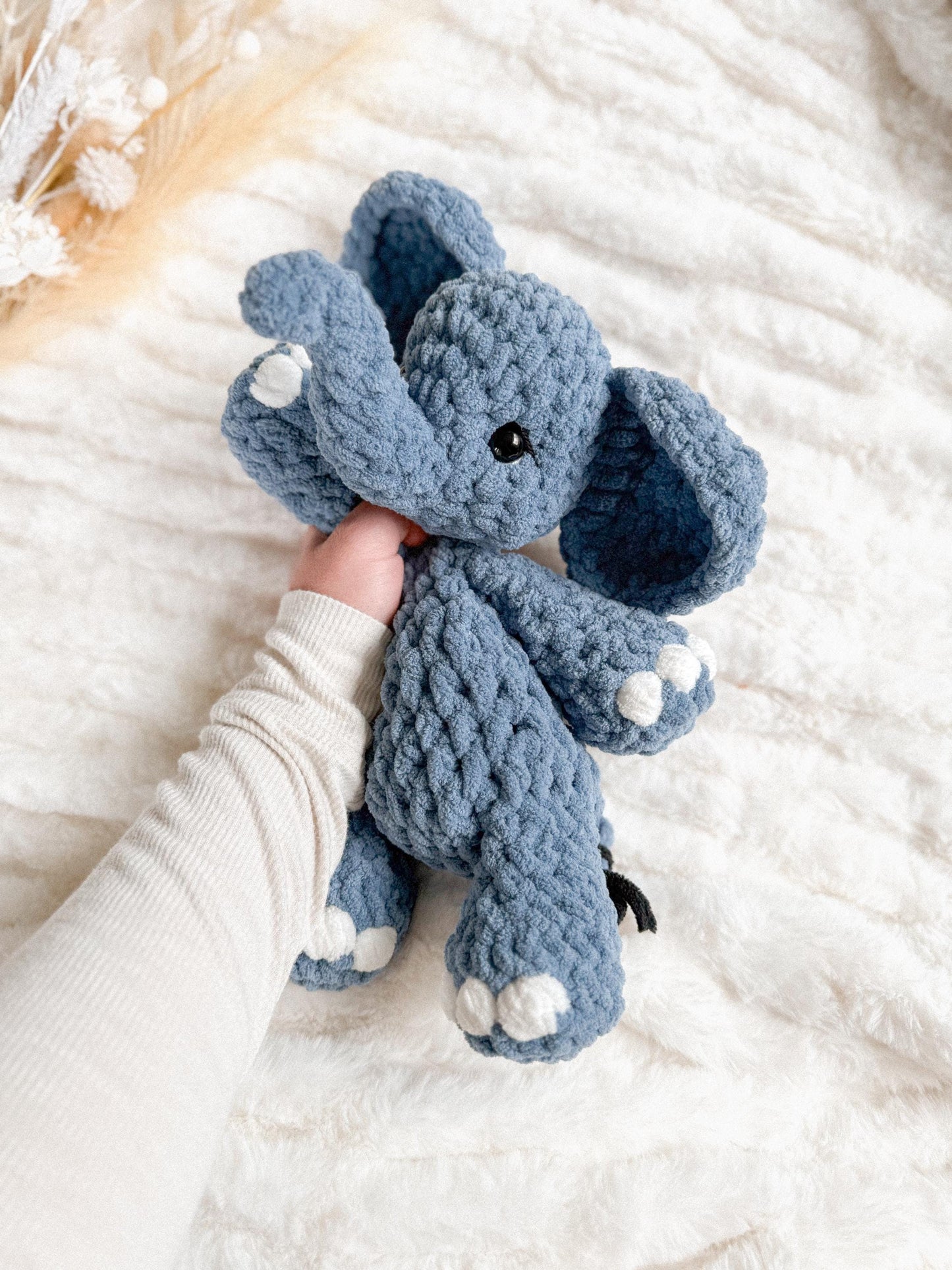 Easton & Emmie Elephant crochet pattern bundle | NO SEW crochet pattern |