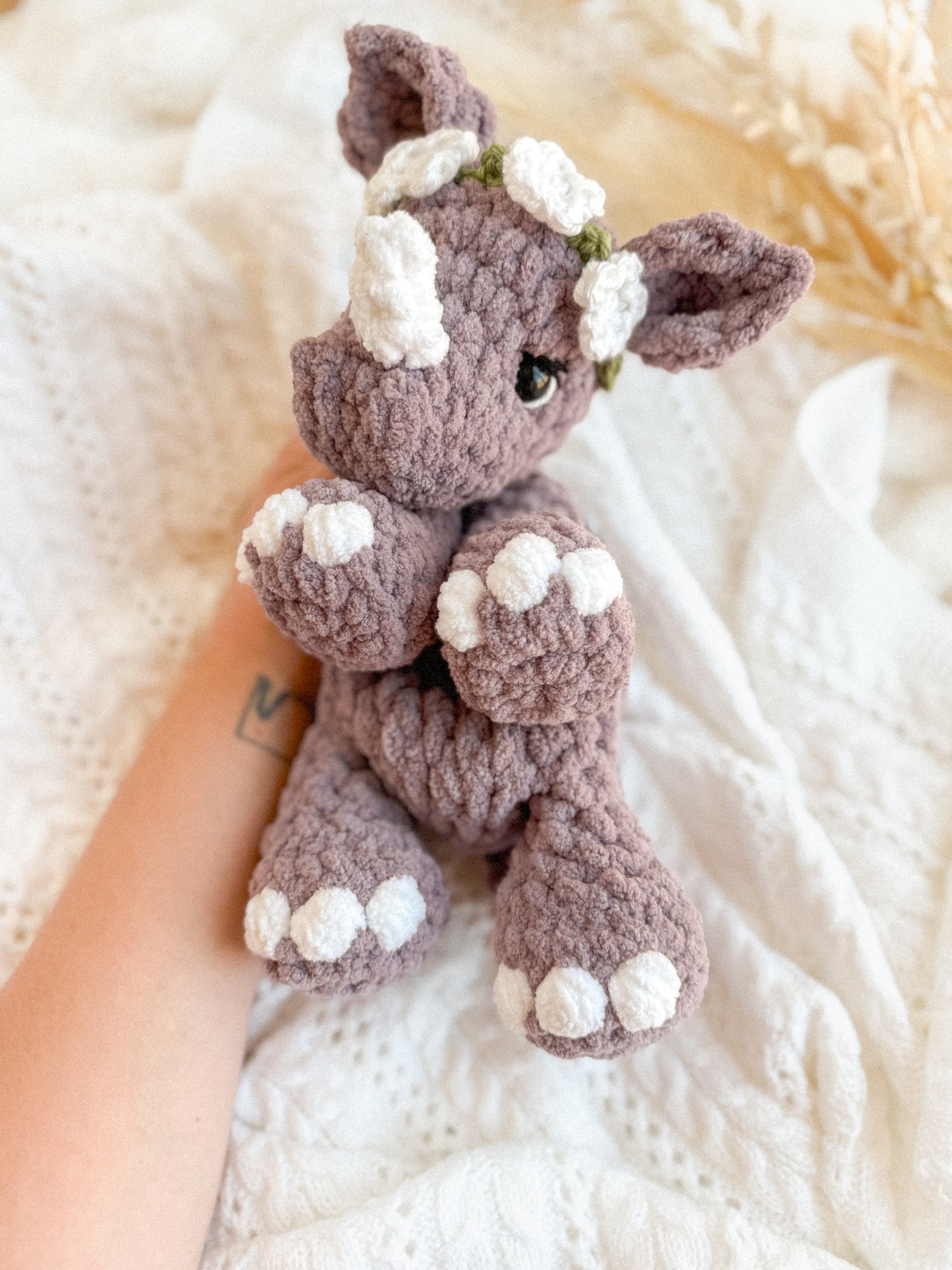 Riley Rhino Lovey | Ready to Ship Rhino |