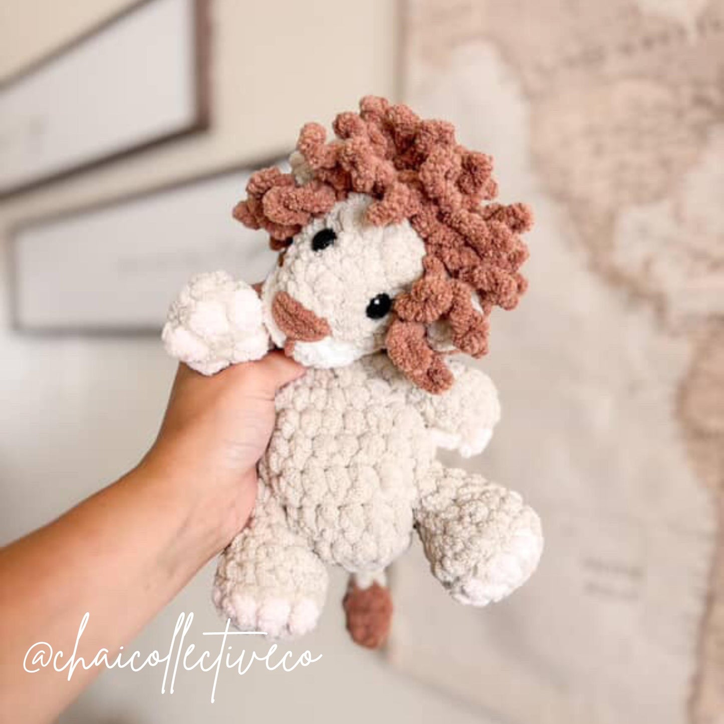 Lucas Lion crochet pattern | NO SEW crochet pattern |
