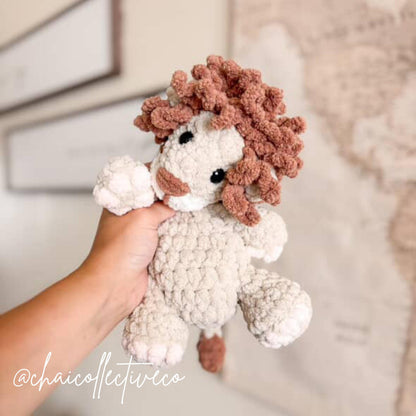 Lucas Lion crochet pattern | NO SEW crochet pattern |