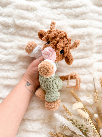 Cora Cow Lovey | Ready to Ship Lovey |