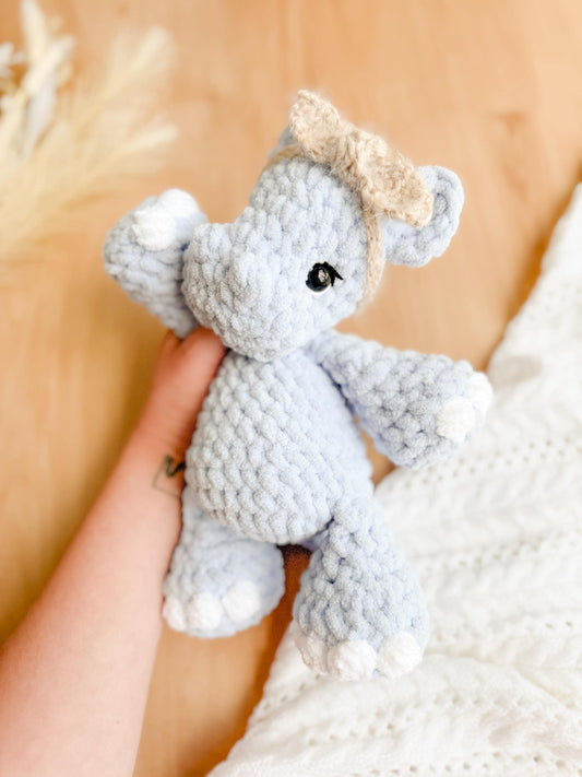 Hallie Hippo Plushie | Ready to Ship Hippo |