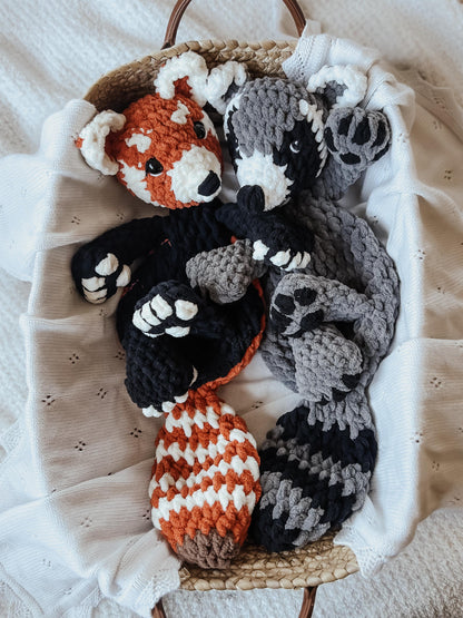 Rick the Raccoon | LOW SEW crochet pattern |