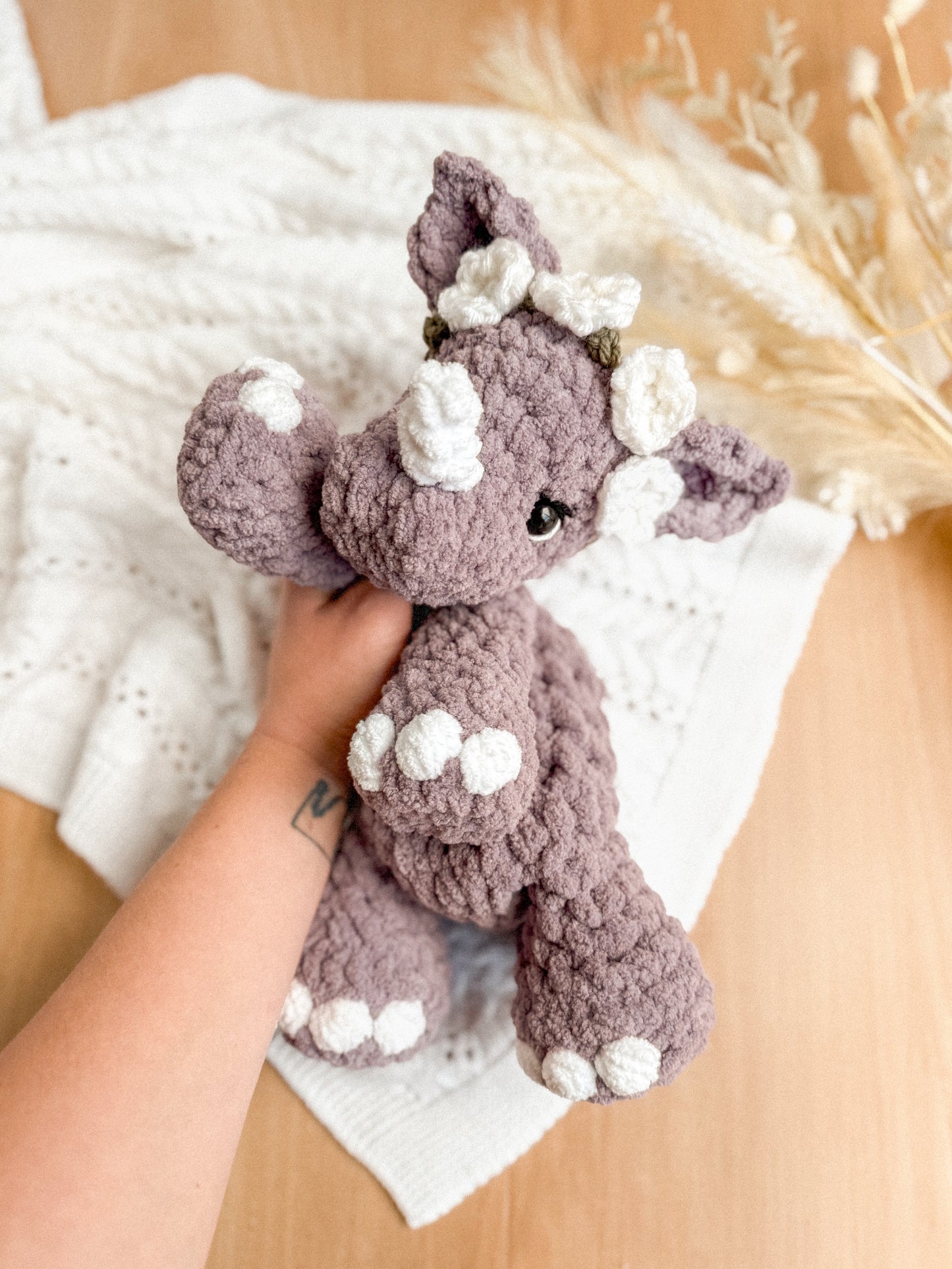 Riley Rhino Lovey | Ready to Ship Rhino |