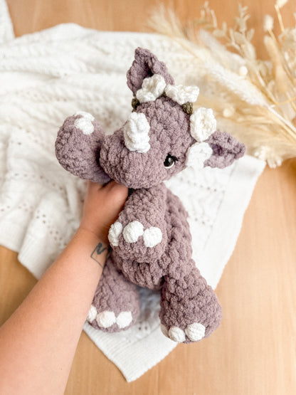 Riley Rhino Lovey | Ready to Ship Rhino |