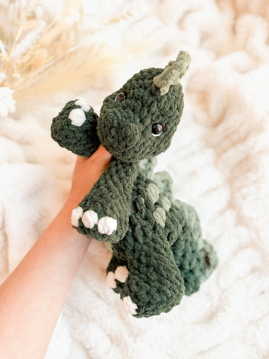 Dax Dinosaur Lovey | Ready to Ship Dinosaur |