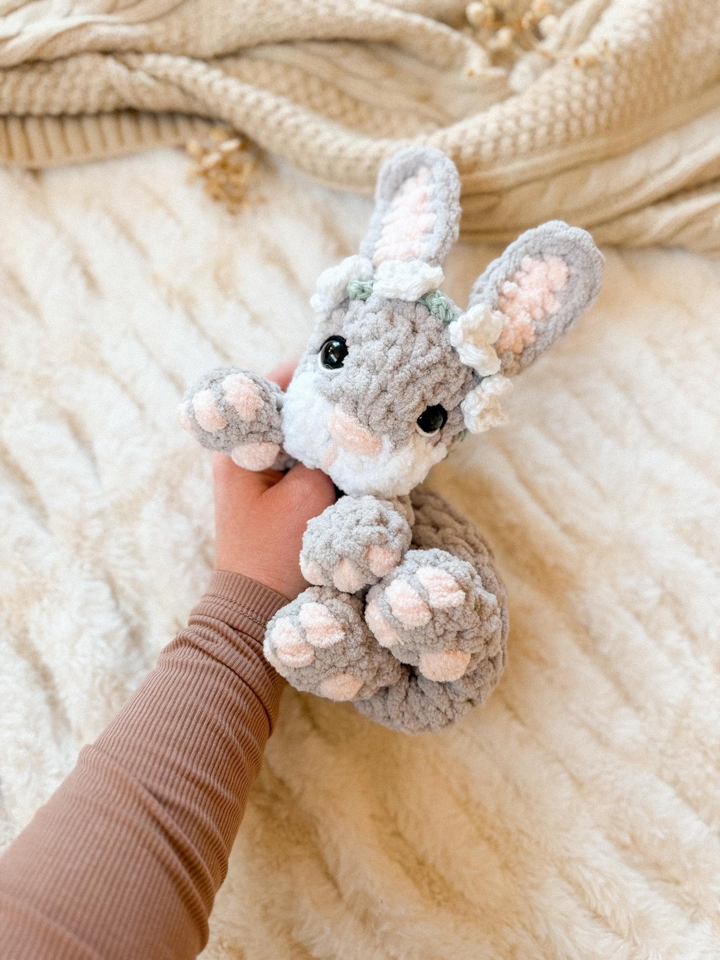 Bitsy & Bo the Baby Bunnies crochet pattern | NO SEW crochet pattern |
