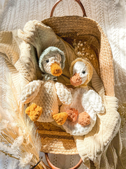 Sunny & Daisy Goose crochet pattern bundle | LOW SEW crochet pattern |