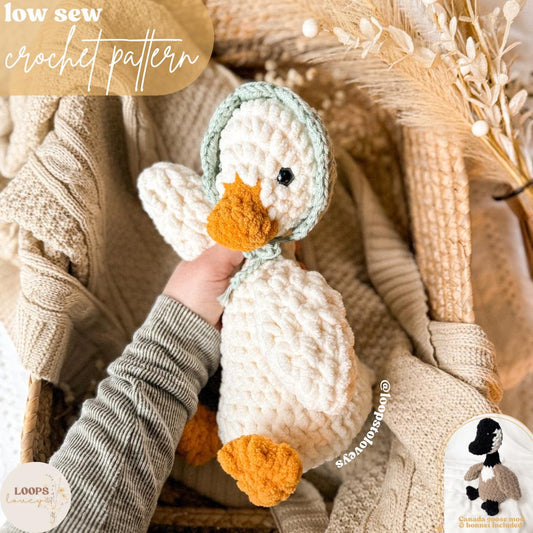 Sunny Goose crochet pattern | LOW SEW crochet pattern |