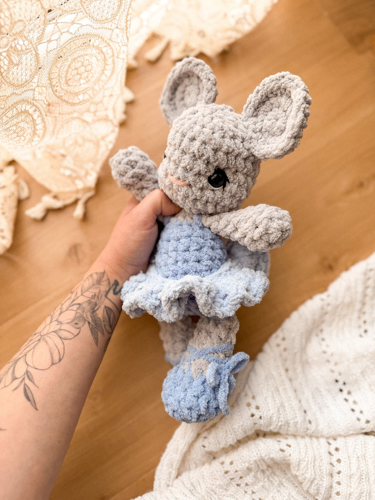 Brie Mouse Plushie | Ready to Ship Mouse |