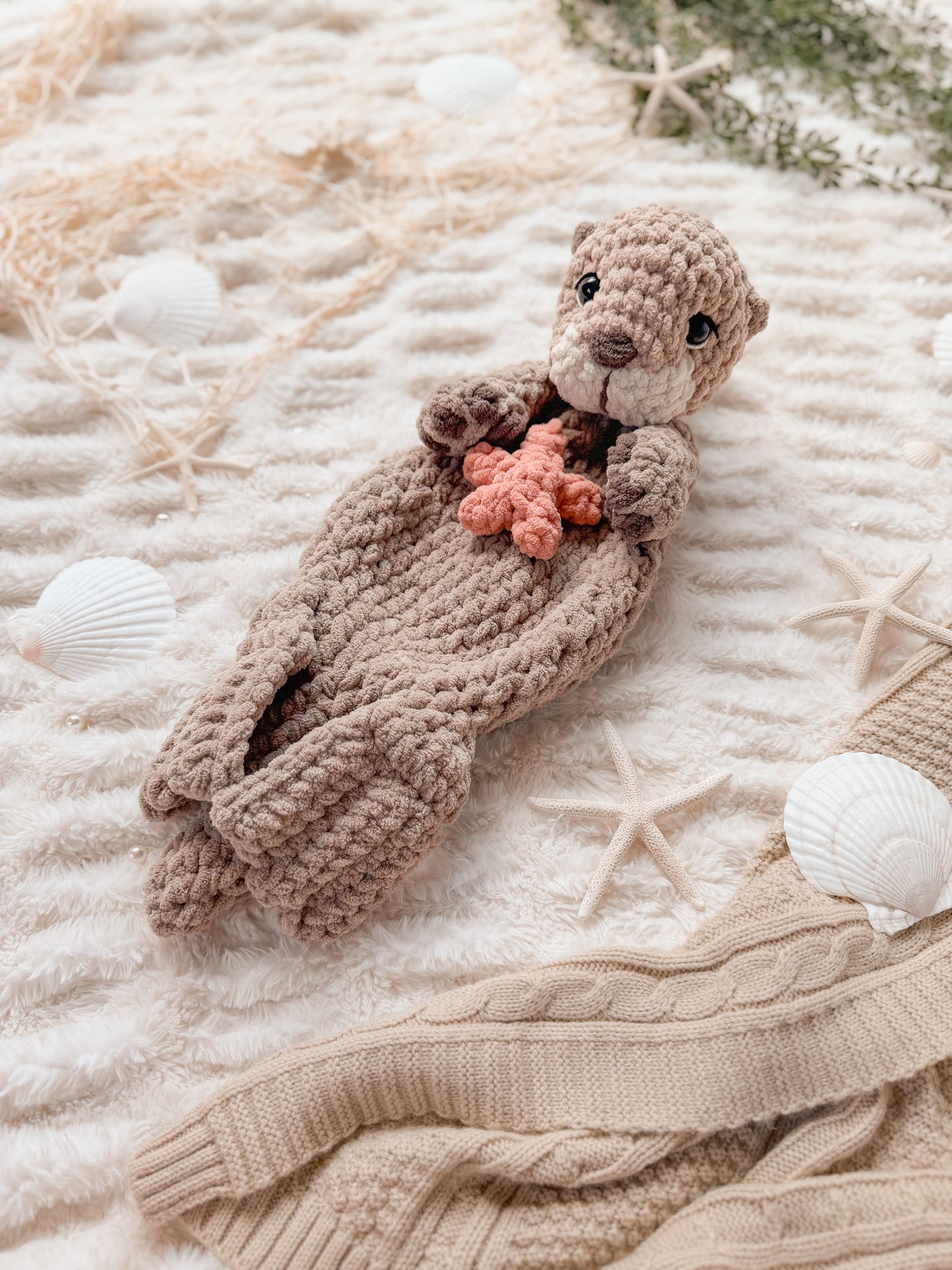 Sailor the Sea Otter crochet pattern | NO SEW crochet pattern |