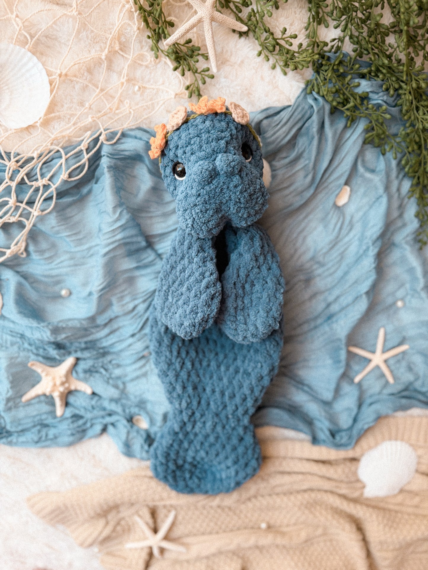 Manny the Manatee crochet pattern | NO SEW crochet pattern |