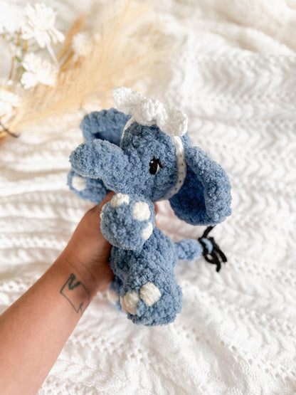 Emmie the baby Elephant crochet pattern | NO SEW crochet pattern |