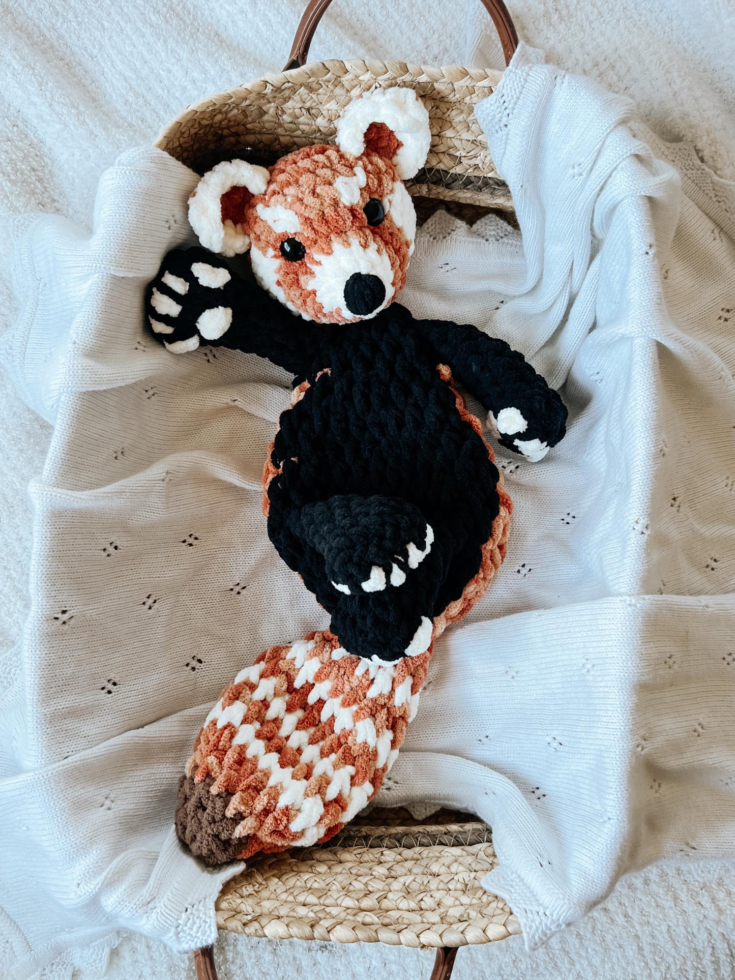 Rory the Red Panda | LOW SEW crochet pattern
