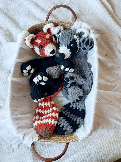 Rory the Red Panda | LOW SEW crochet pattern