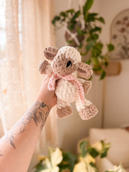 Lottie the Lamb Lovey crochet pattern | NO SEW crochet pattern |