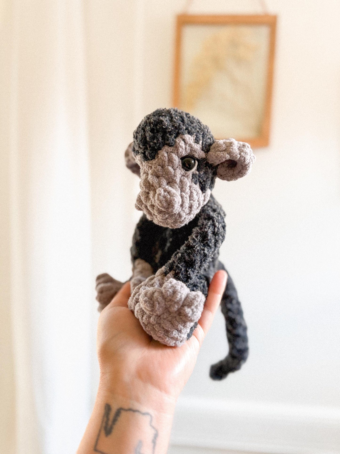 Mazie Monkey crochet pattern | NO SEW crochet pattern |