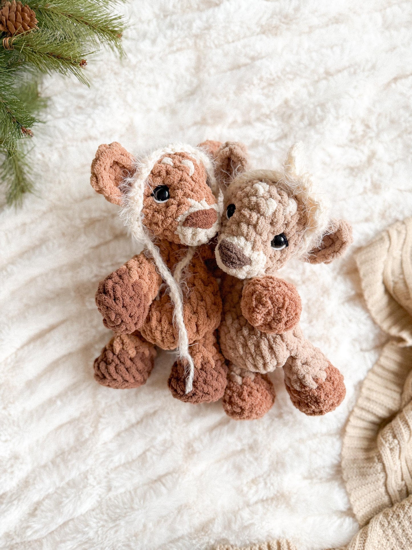 Deer Crochet Pattern Bundle | LOW SEW crochet pattern |