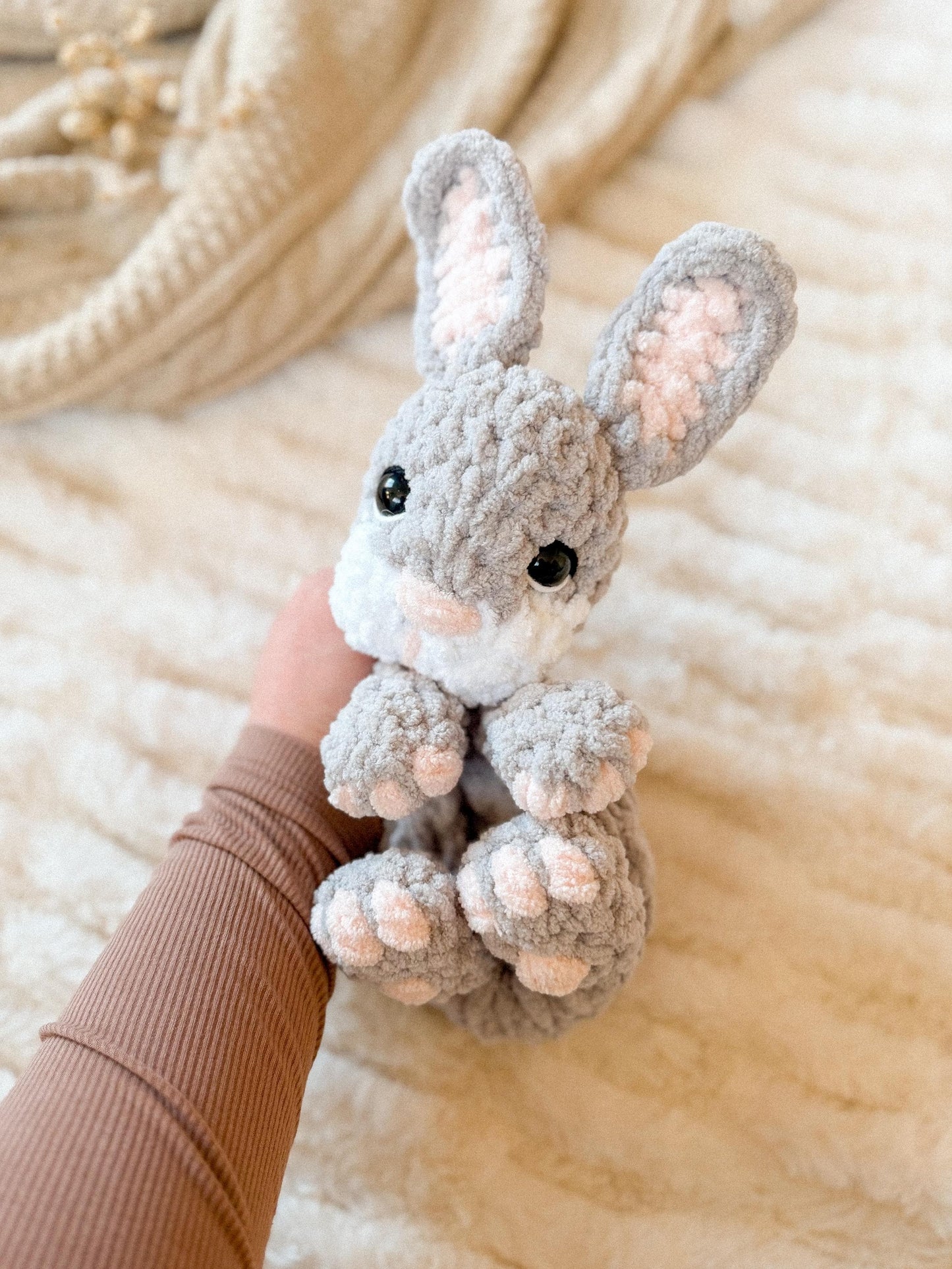 Bitsy & Bo the Baby Bunnies crochet pattern | NO SEW crochet pattern |