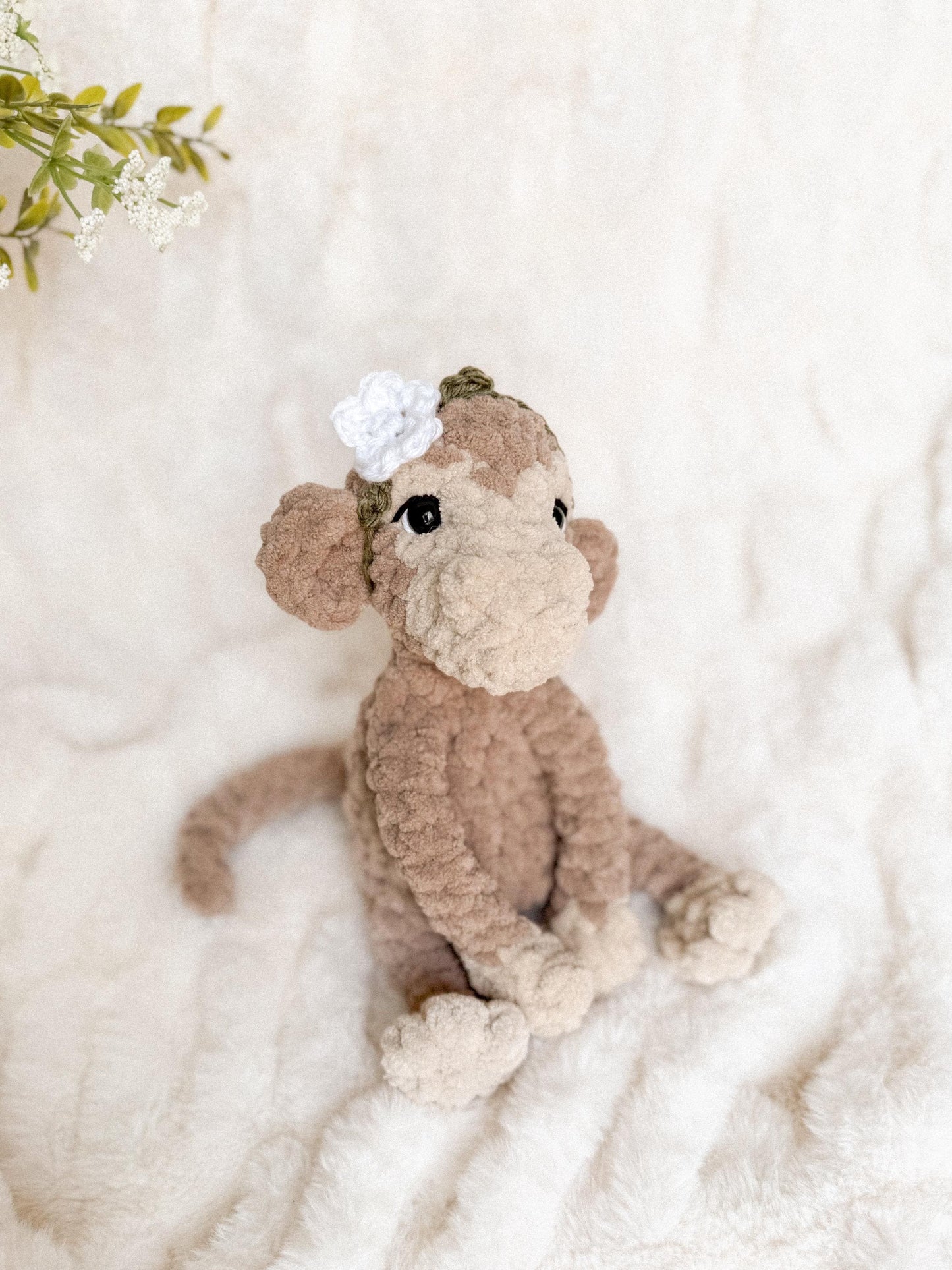 Mazie Monkey crochet pattern | NO SEW crochet pattern |
