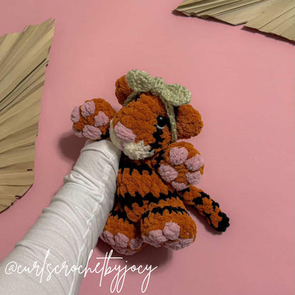 Tara Tiger crochet pattern | NO SEW crochet pattern |