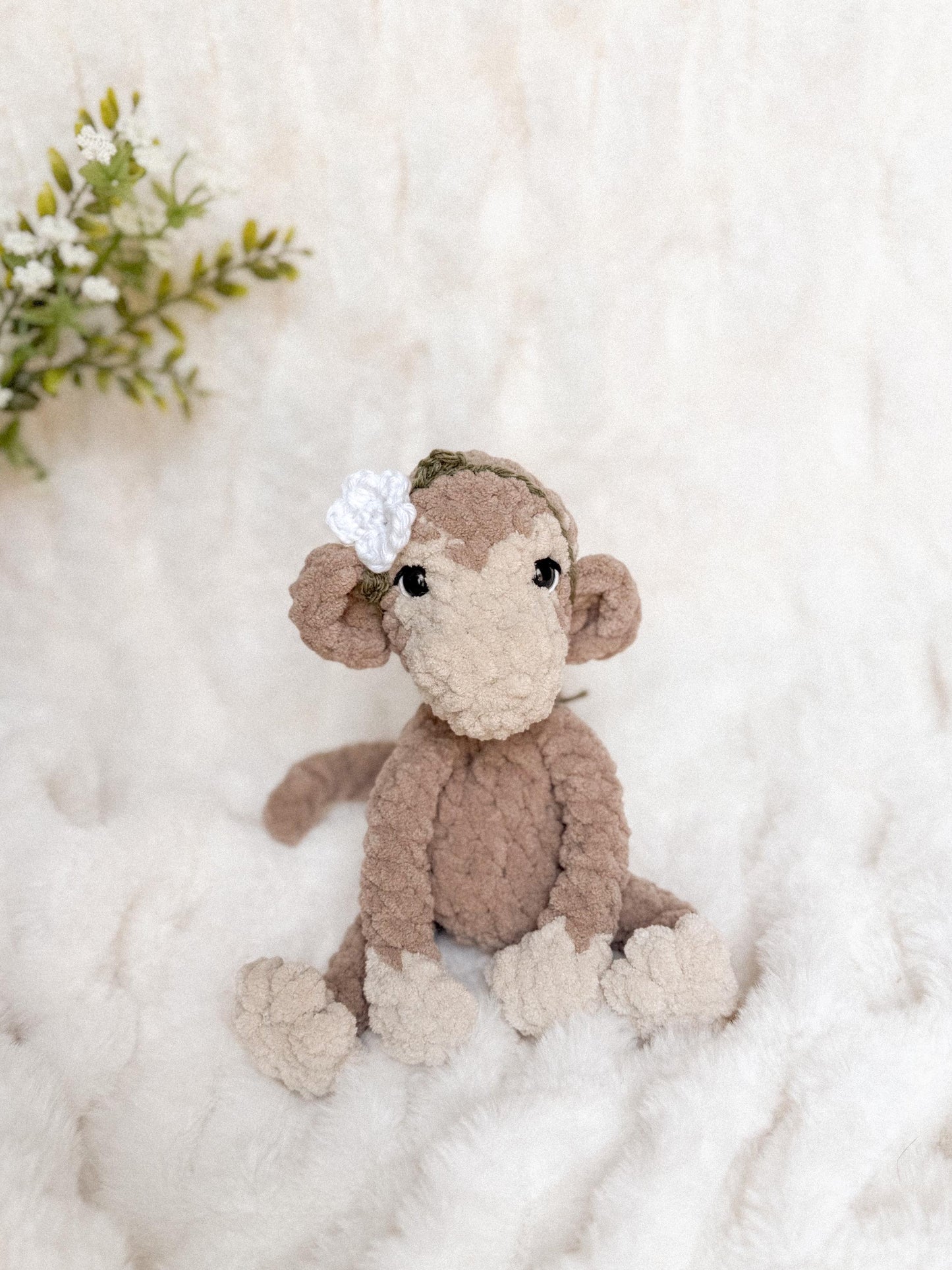 Mazie Monkey crochet pattern | NO SEW crochet pattern |