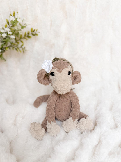 Mazie Monkey crochet pattern | NO SEW crochet pattern |