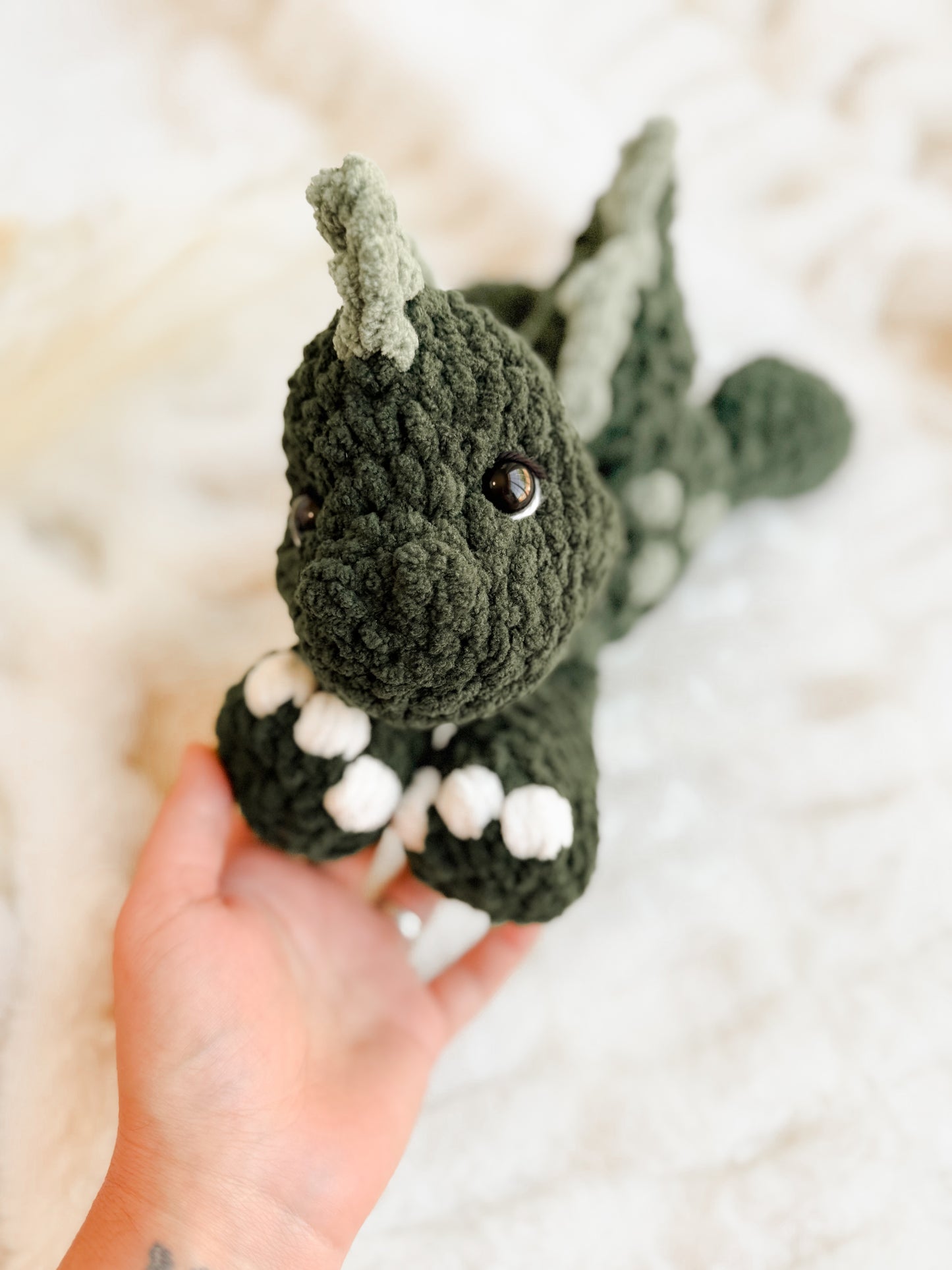 Dax Dinosaur Lovey | Ready to Ship Dinosaur |