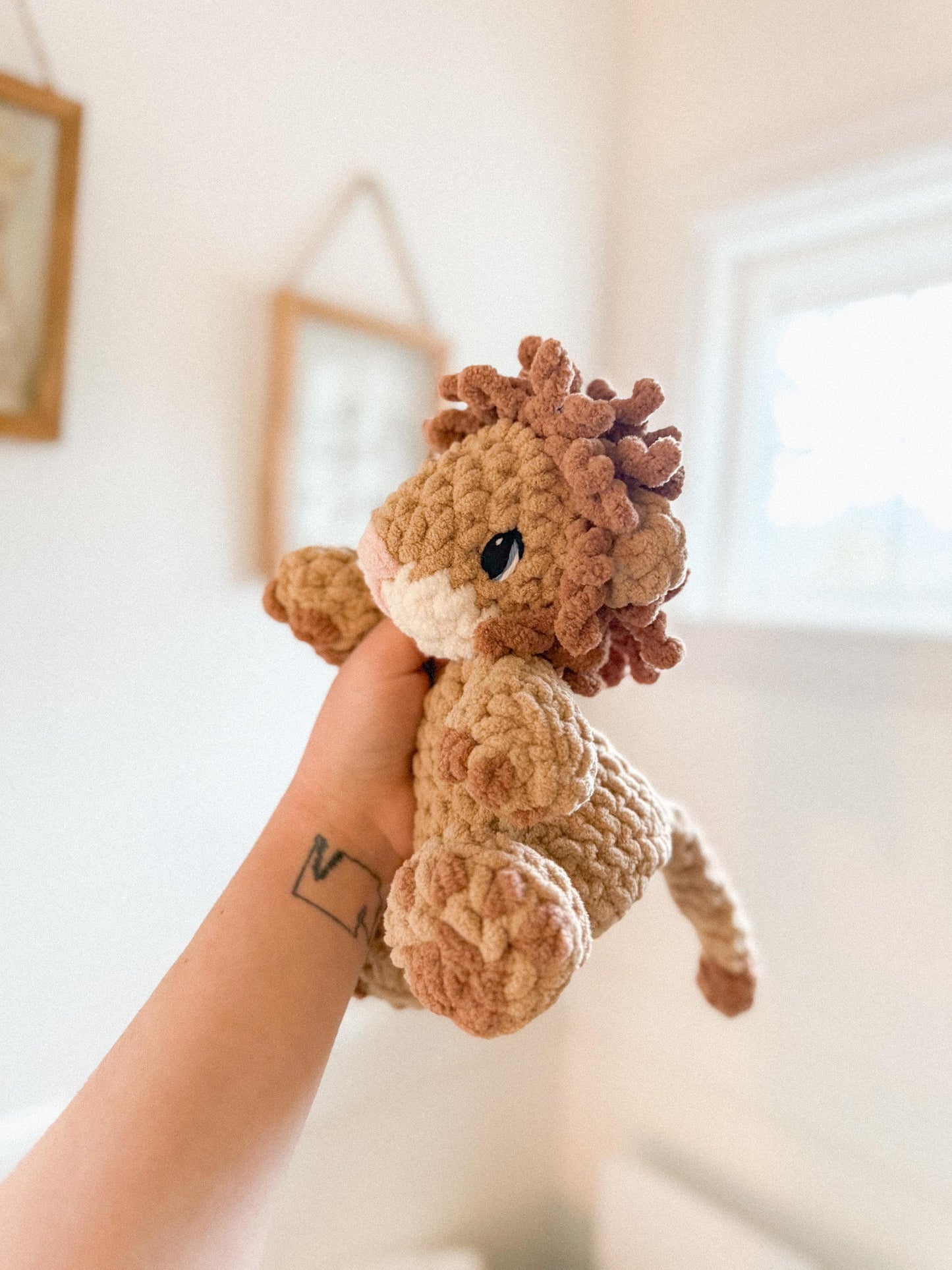 Luca Lion crochet pattern | NO SEW crochet pattern |