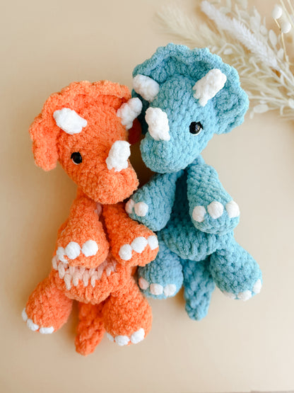 Theo Triceratops Lovey | Ready to Ship Dinosaur |
