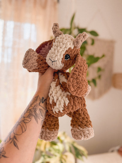 Graze the Goat Lovey crochet pattern | NO SEW crochet pattern |