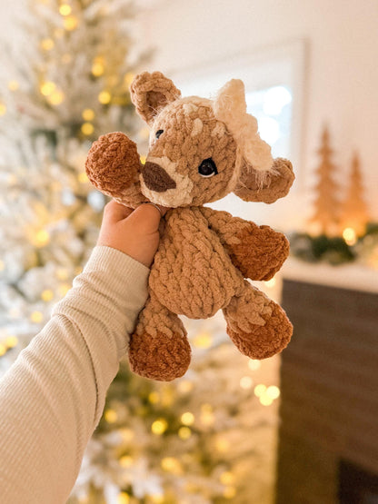 Maple the Fawn Snuggler Crochet Pattern | NO SEW crochet pattern |