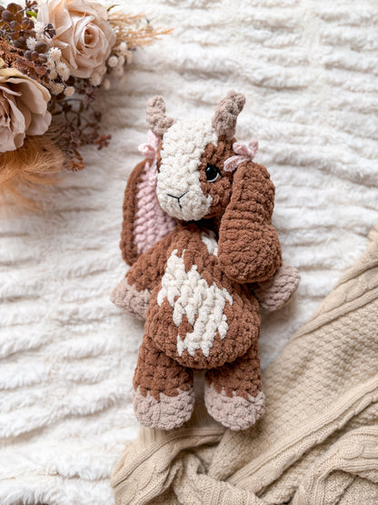 Graze the Goat Lovey crochet pattern | NO SEW crochet pattern |