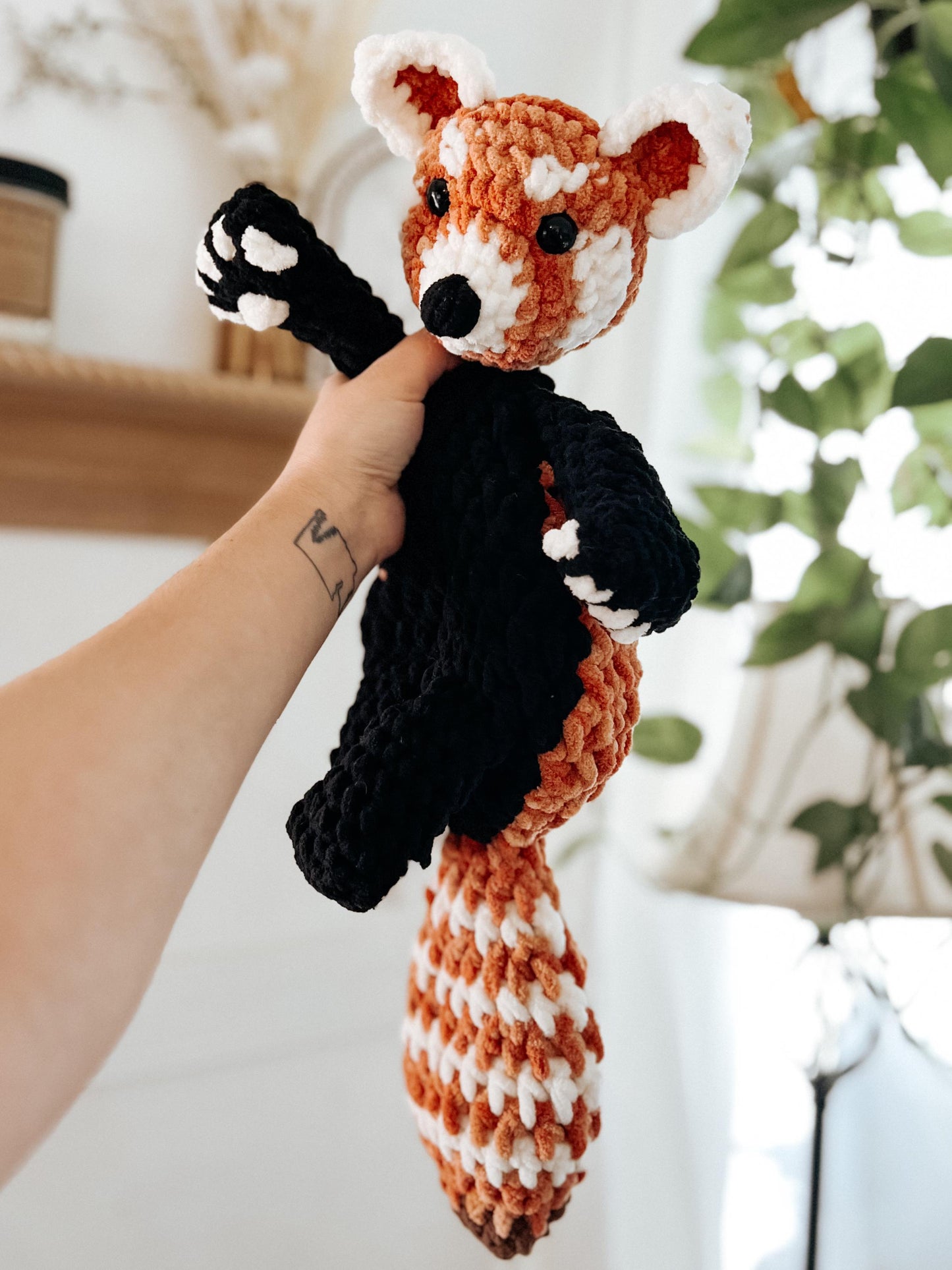 Rory the Red Panda | LOW SEW crochet pattern