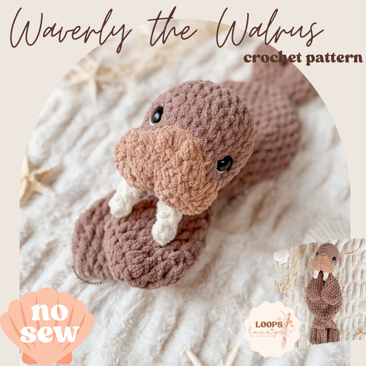 Waverly the Walrus | Crochet Pattern |