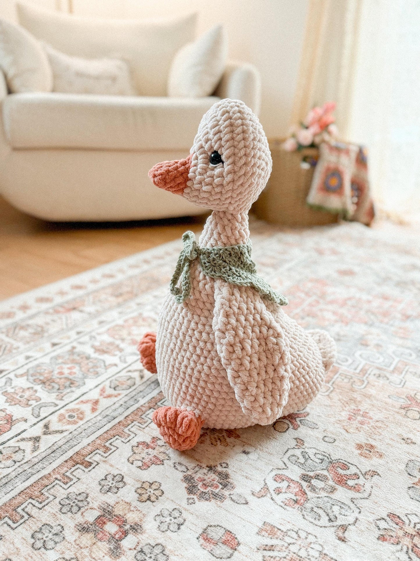Penny the Porch Goose crochet pattern | NO SEW crochet pattern |